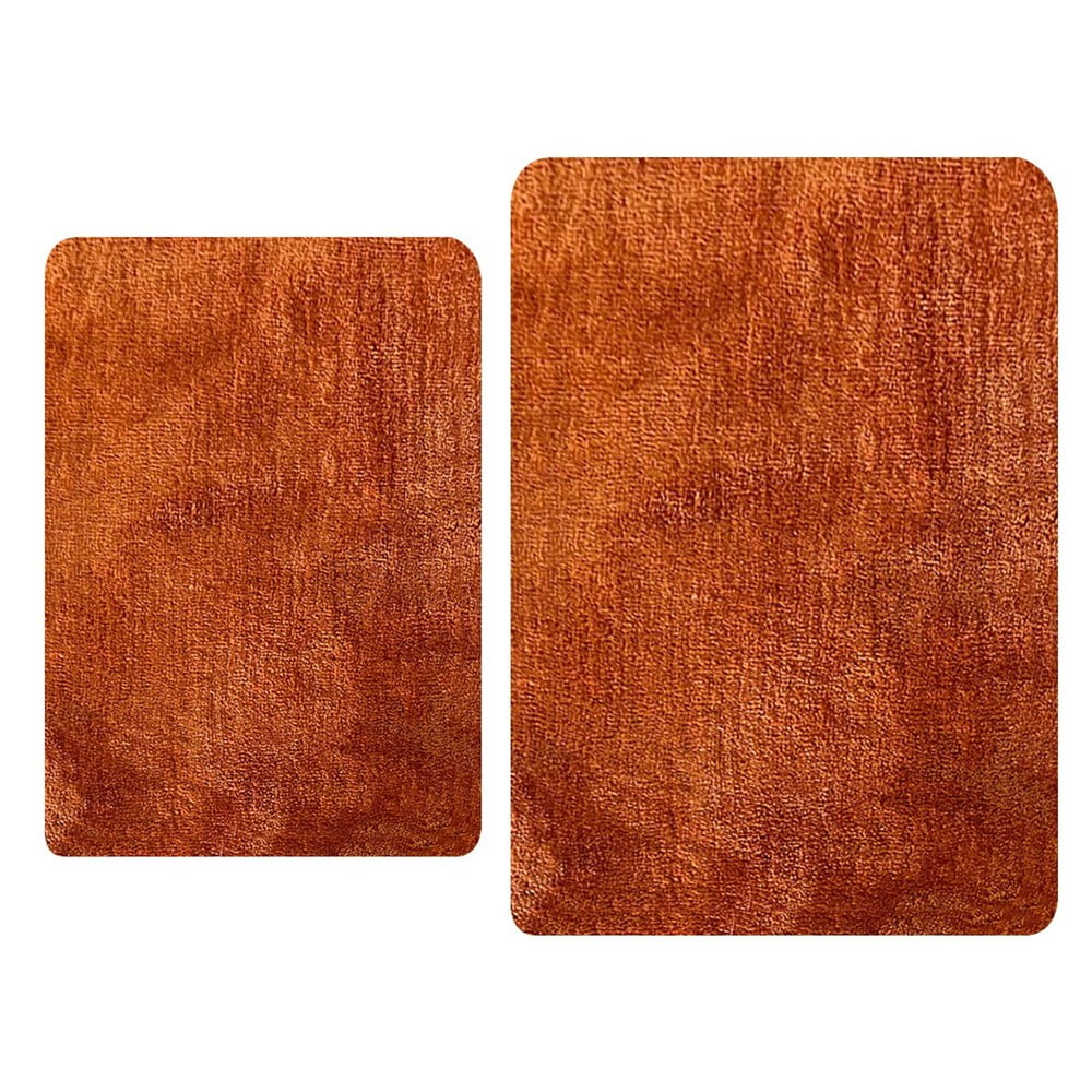 Narancssárga fürdőszobai kilépő szett 2 db-os 60x100 cm Colors Of – Foutastic