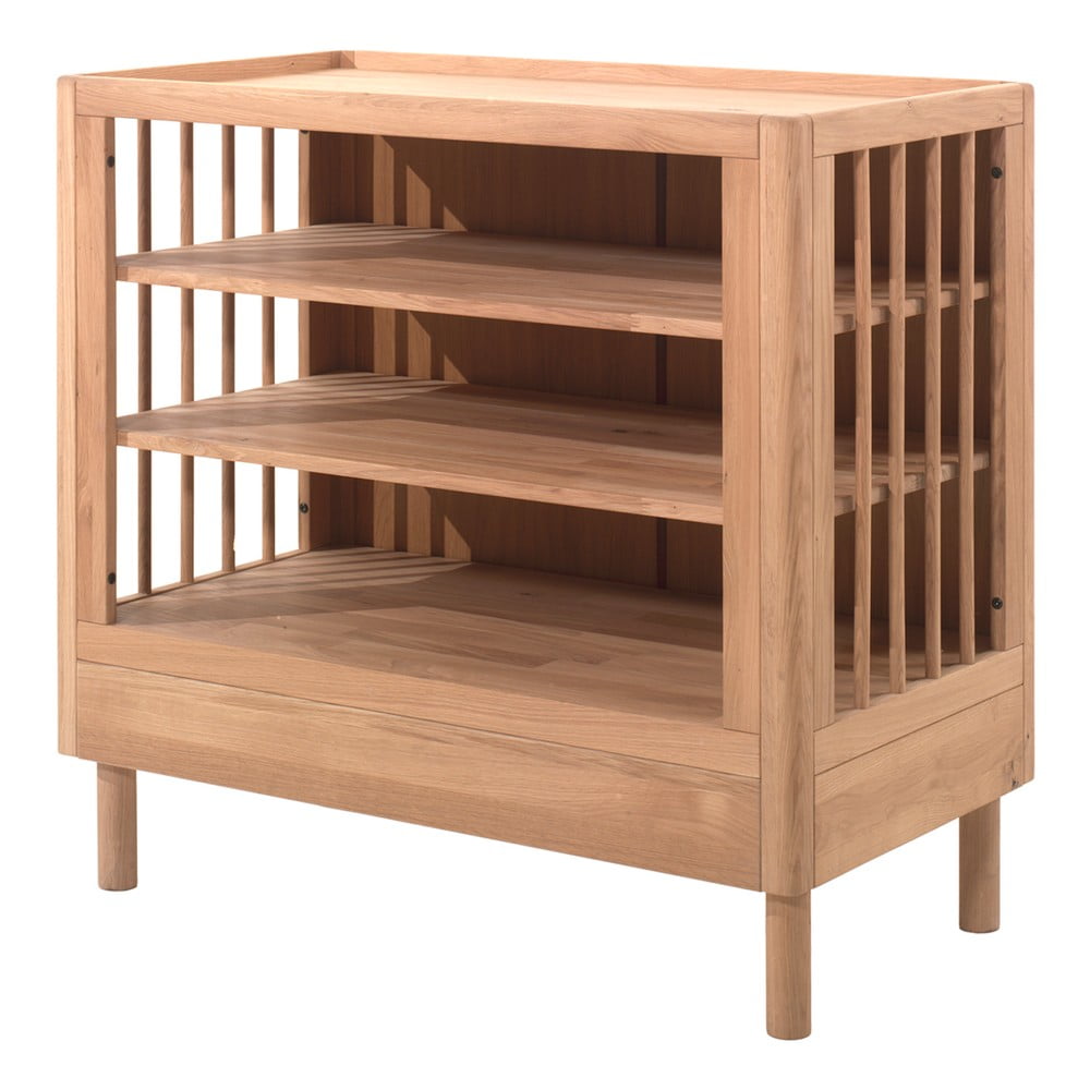 Natúr színű tölgyfa gyerek komód pelenkázó feltéttel 100x95x55 cm Forrest – Vipack