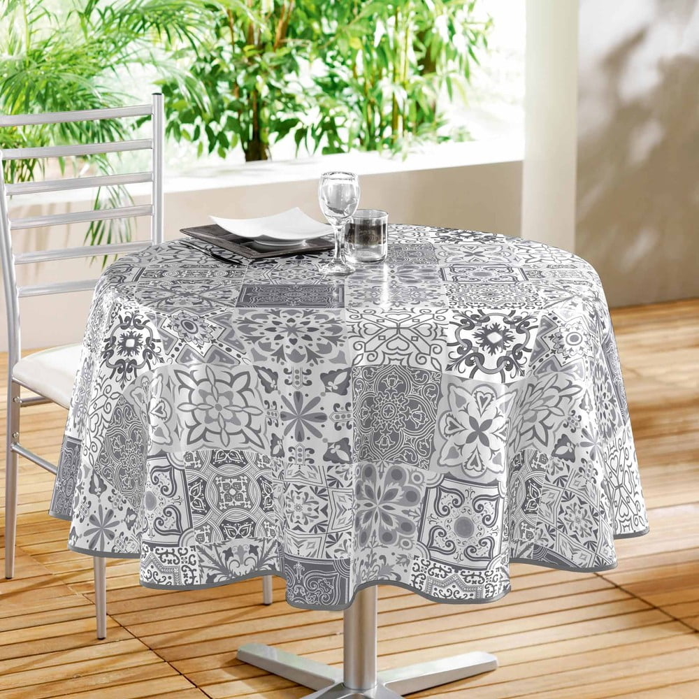 PVC lemosható asztalterítő ø 160 cm Persane – douceur d'intérieur