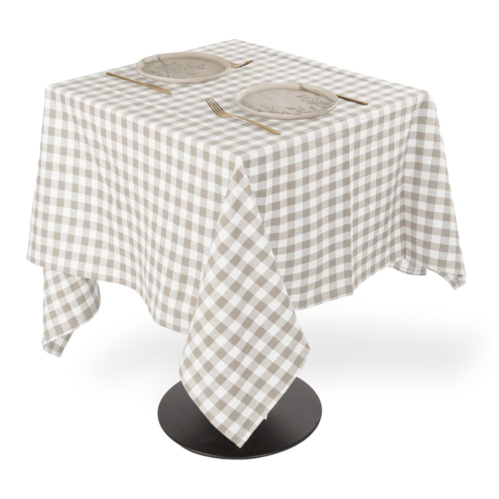 Pamut asztalterítő 150x150 cm Gingham – Tiseco Home Studio
