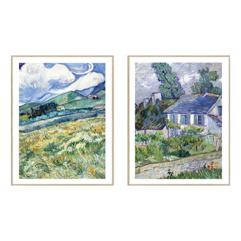 Reprodukciós kép szett 2 db-os 30x40 cm Van Gogh – knor