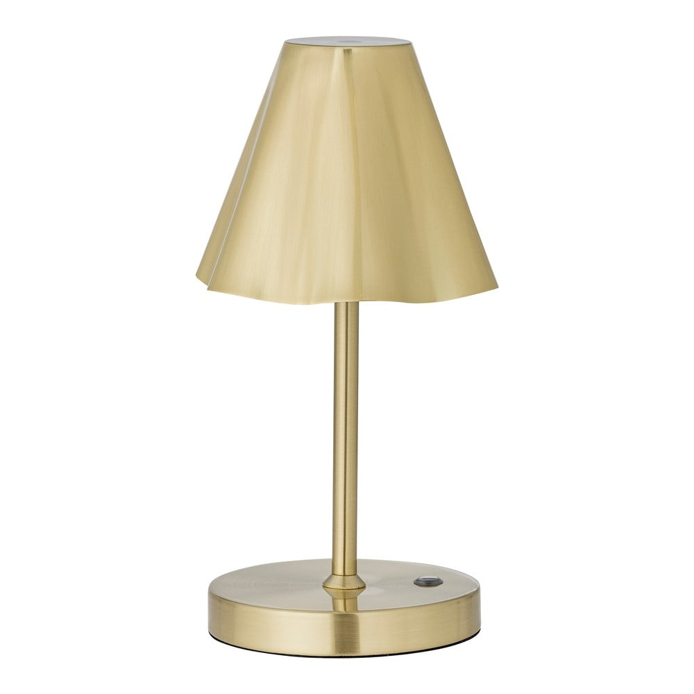 Sárgaréz színű LED asztali lámpa fém búrával (magasság 28 cm) Lianna – Bloomingville