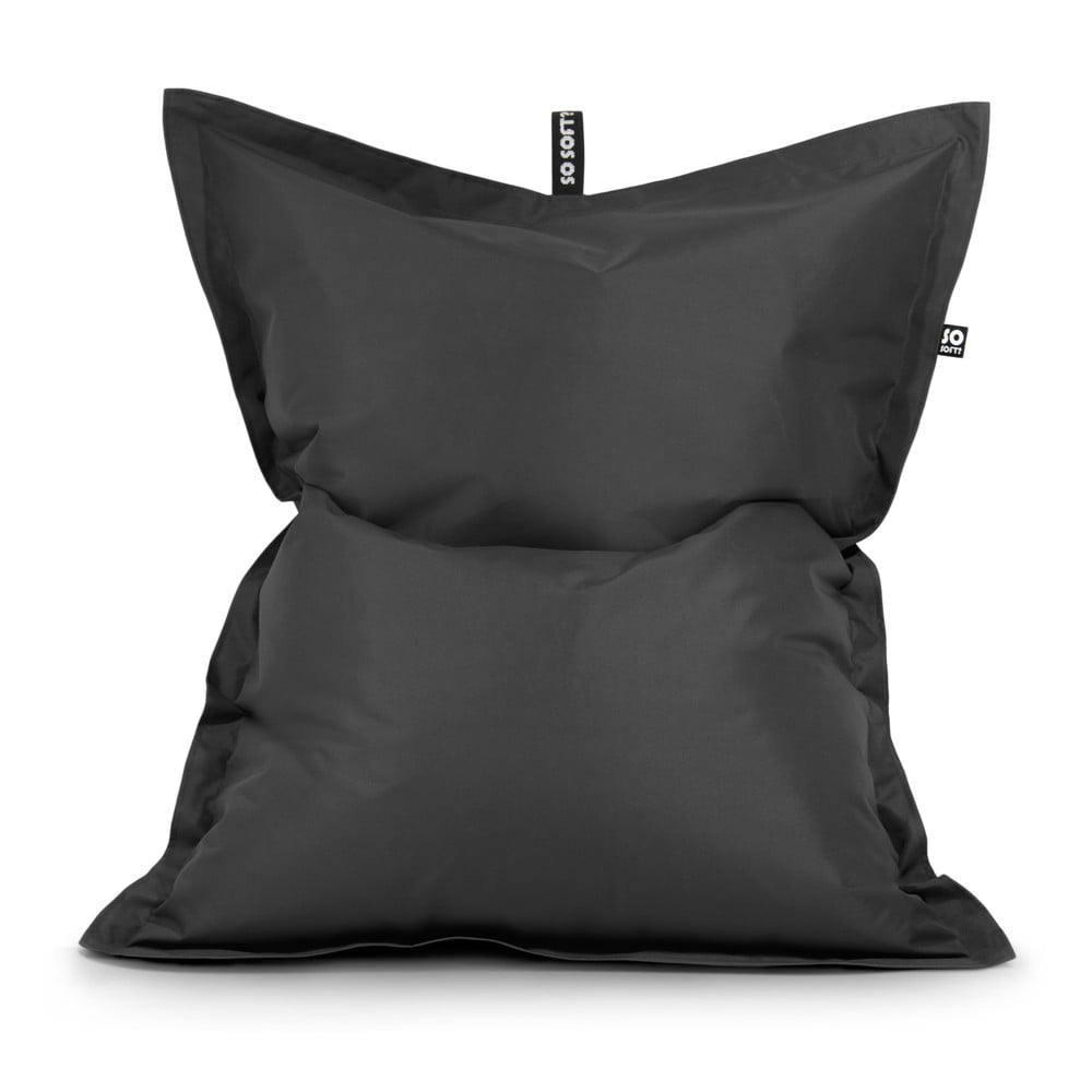 Szürke babzsákfotel Pad XXL – So Soft?
