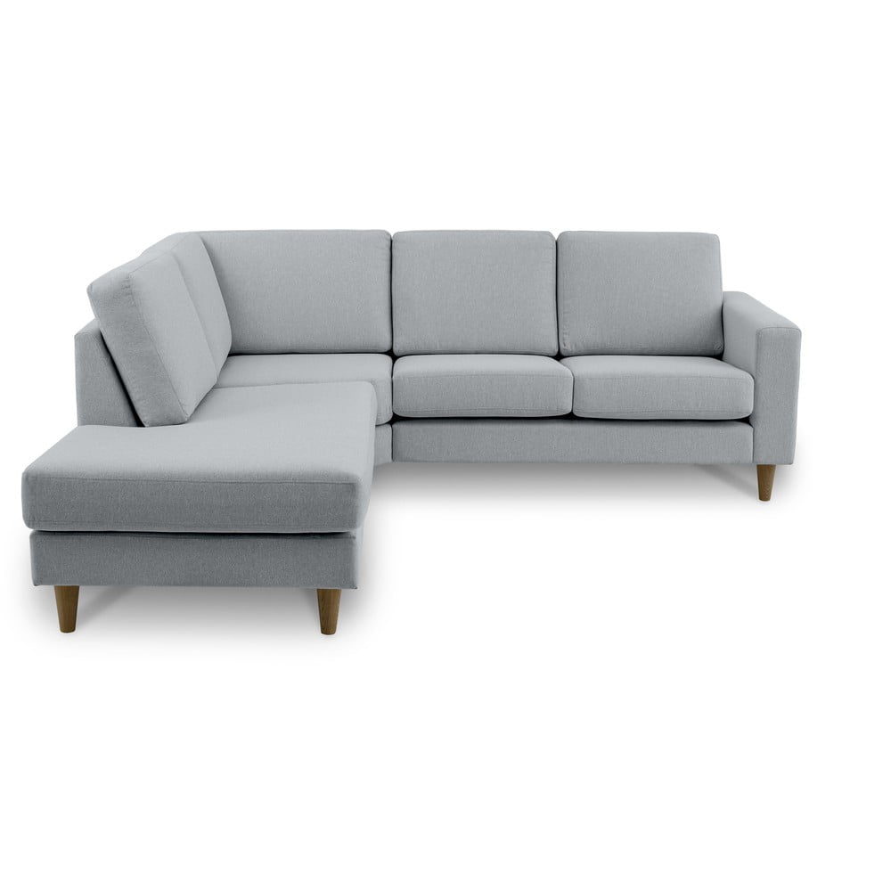 Szürke sarokkanapé (bal oldali) Focus – Scandic