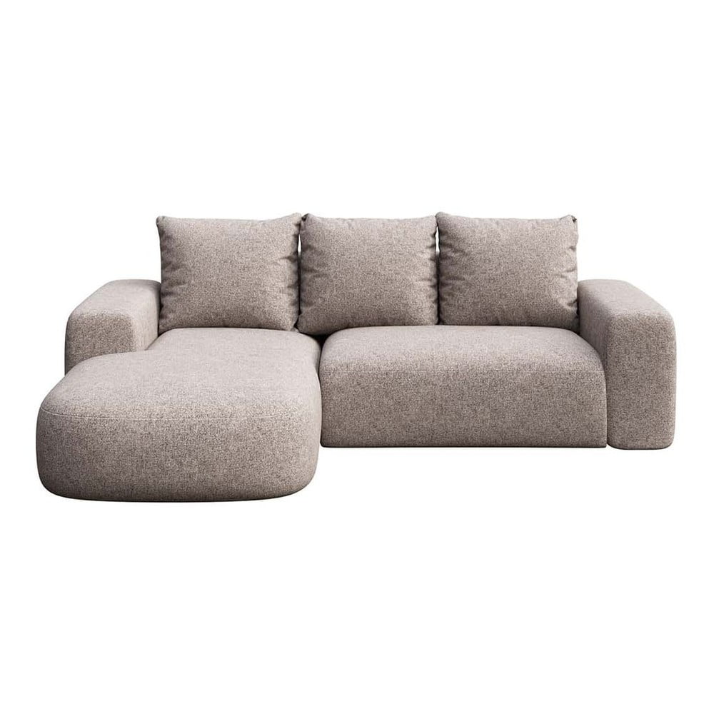 Szürke sarokkanapé (bal oldali-heverő résszel) Monce – Rodier