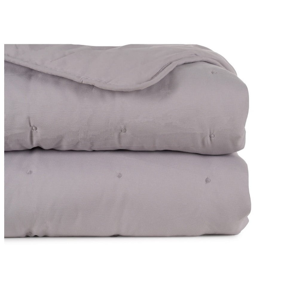 Szürke steppelt ágytakaró 180x260 cm – Ixia