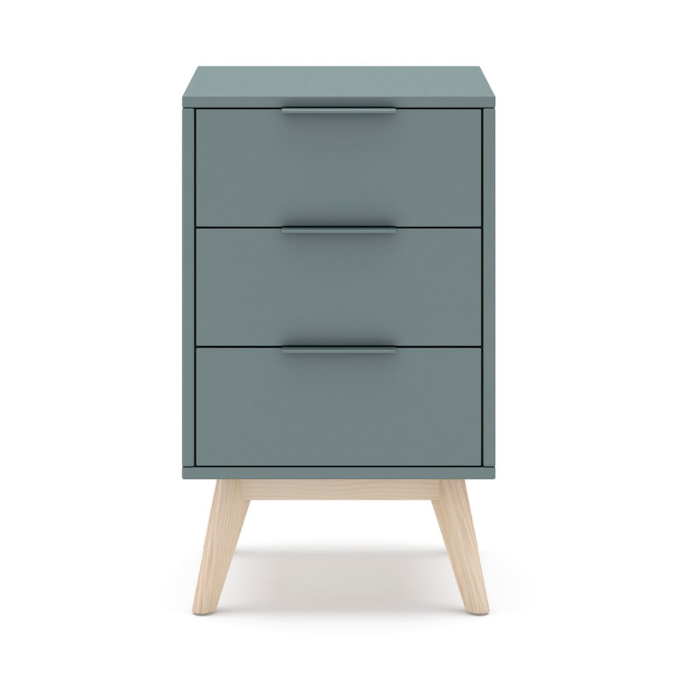 Szürkészöld éjjeliszekrény Pisco – Marckeric