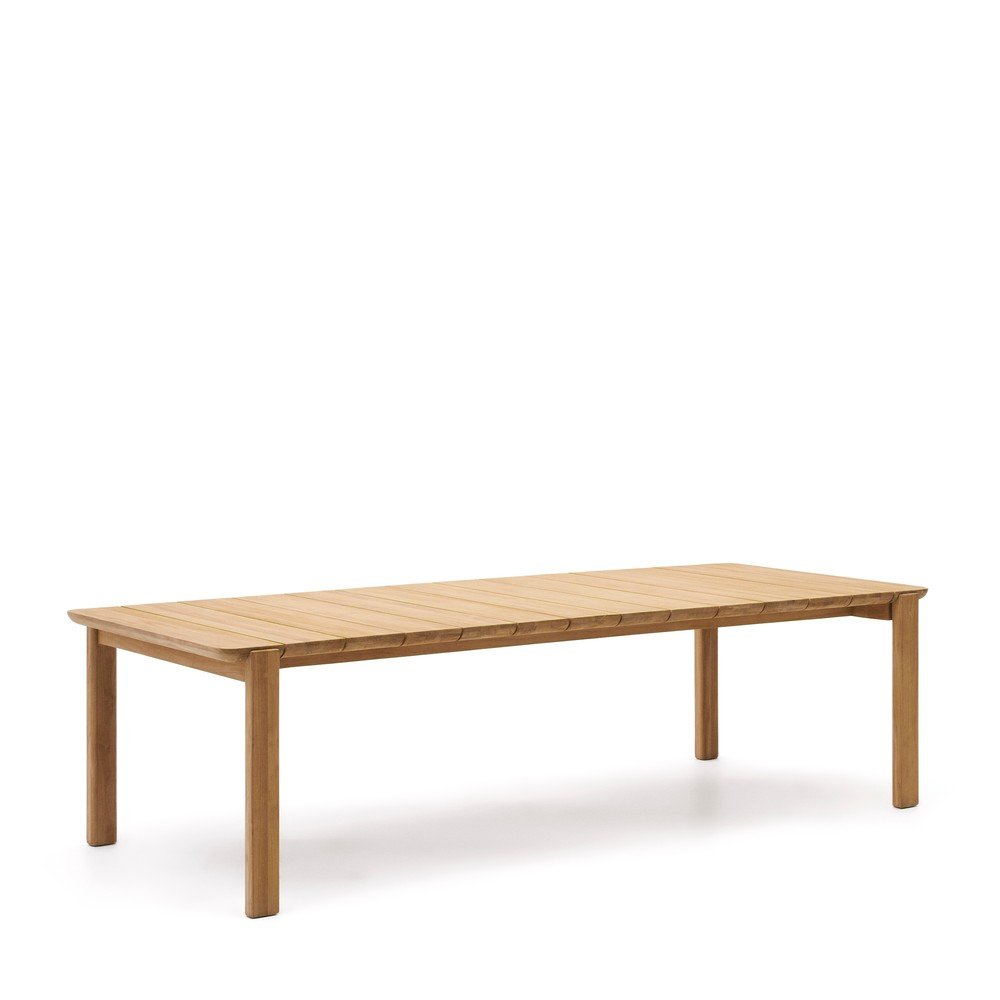 Teakfa kerti étkezőasztal 102x220 cm Icaro – Kave Home