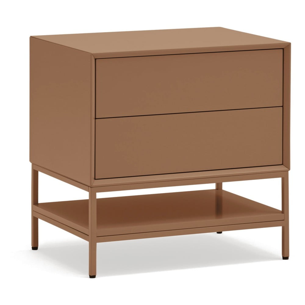 Téglavörös éjjeliszekrény Platt – Teulat