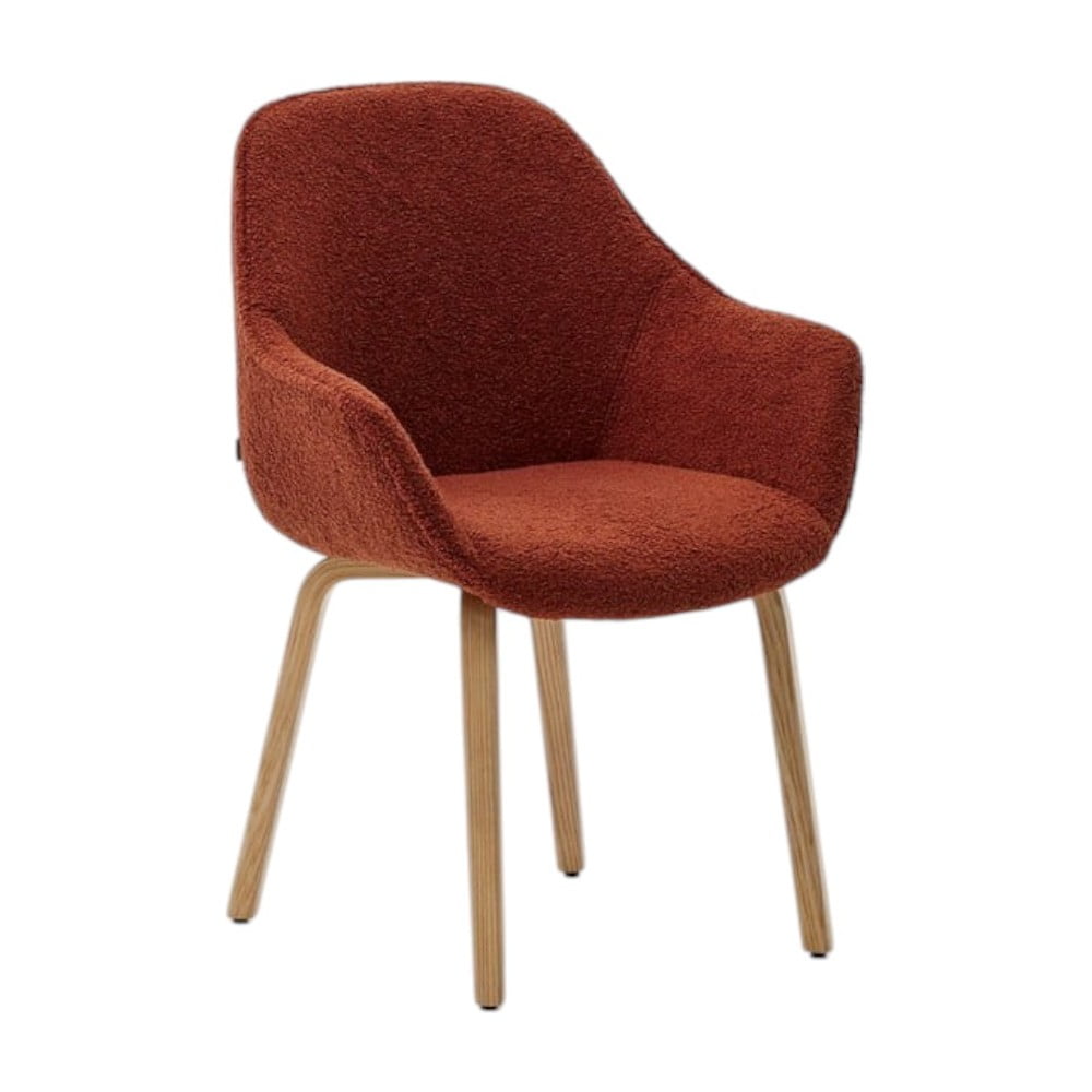 Terrakotta színű étkezőszék Aleli – Kave Home