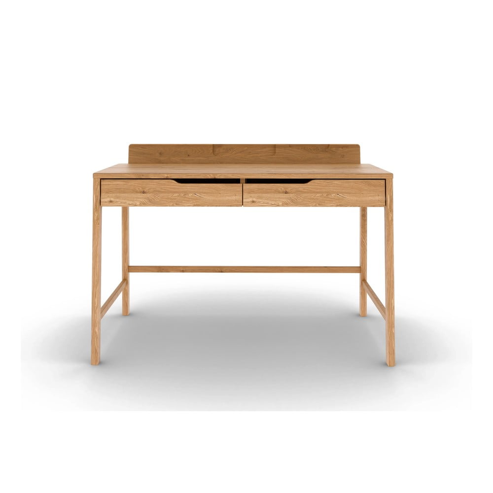 Tölgyfa íróasztal 65x120 cm Twig – The Beds