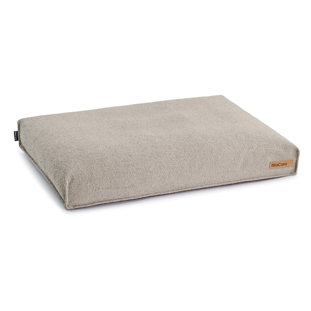 Világosbarna buklé matrac kutyáknak 120x90 cm Mondo Cappuccino L – MiaCara