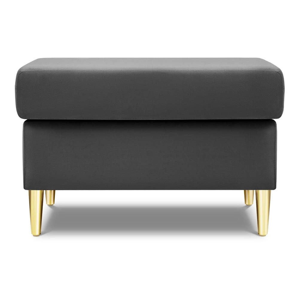 Világosszürke bársony lábtartó Kyoto – Cosmopolitan Design