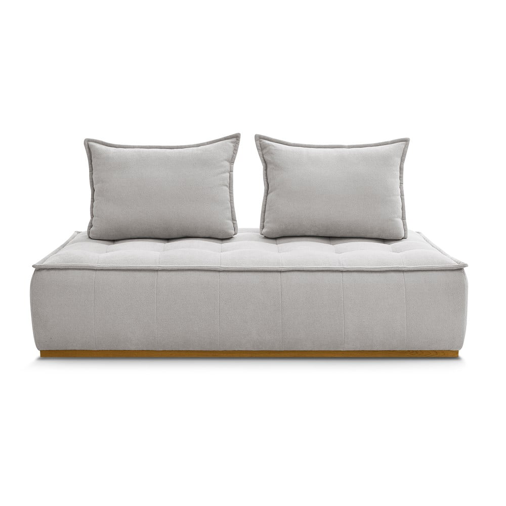 Világosszürke buklé kanapé 175 cm Elisa – Bobochic Paris